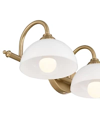 Possini Euro Design Possini Euro Ingrid 22 1/2" Wide Brushed Brass 3-Light Bath Light