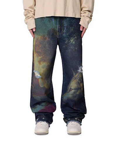 mnml Men's Ultra Baggy Wolf Denim Jeans