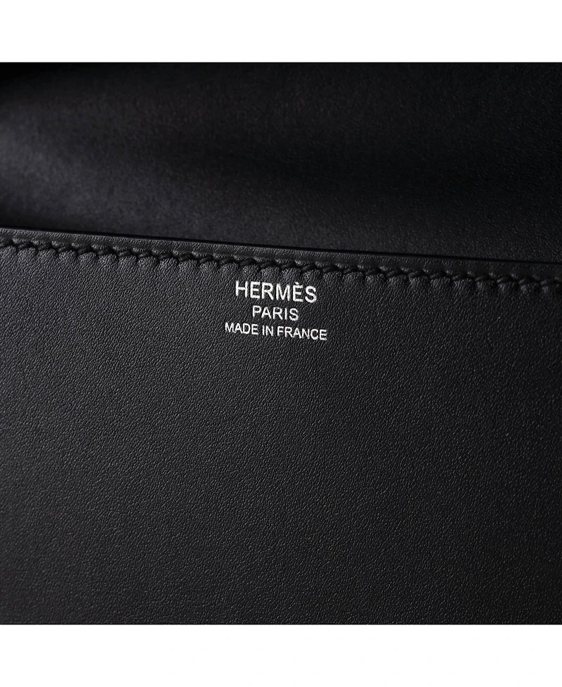 Pre-Owned HERMES Cinhetic Clutch Villandry Calfskin