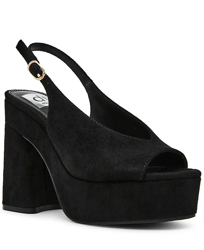 Dv Dolce Vita Women's Wildan Slingback Platform Dress Sandals