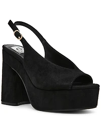 Dv Dolce Vita Women's Wildan Slingback Platform Dress Sandals