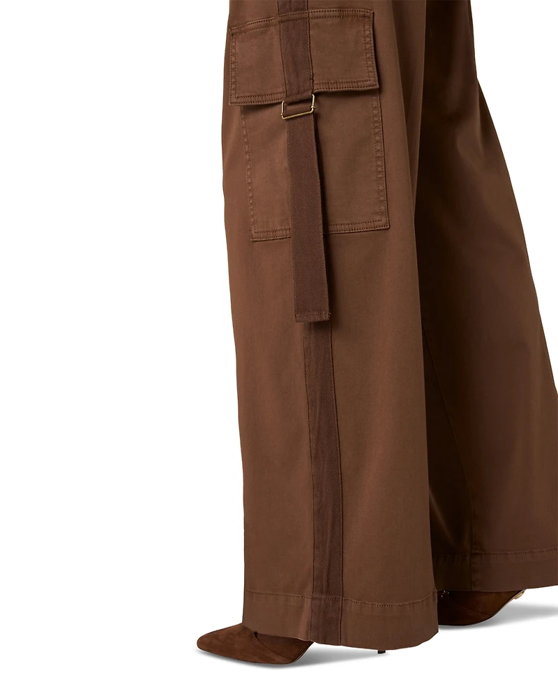 Liverpool Los Angeles Women's Mid-Rise Cargo Wide-Leg Pants