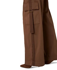 Liverpool Los Angeles Women's Mid-Rise Cargo Wide-Leg Pants