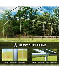 Outsunny 16' x 32' Heavy-duty Large Wedding Tent with Sidewalls