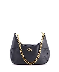 Pre-Owned Gucci Small Aphrodite Zip Shoulder Bag Leather