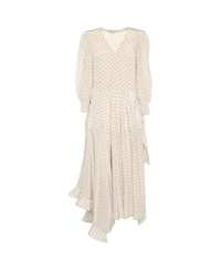 Pre-Owned Stella Mccartney Women's Logo Print Marley Midi Dress