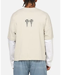 Saint Morta Men's Muerte Layered Long Sleeve T-Shirt