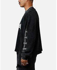 mnml Men's Washed Chopper Thermal Long Sleeve T-Shirt