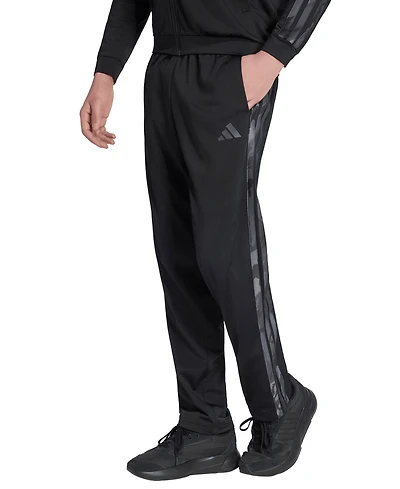 adidas Men's Camouflage Three-Stripes Regular-Fit Trackpants