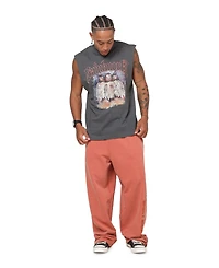 Saint Morta Mens Birds Of Prey Muscle T-Shirt Washed Charcoal
