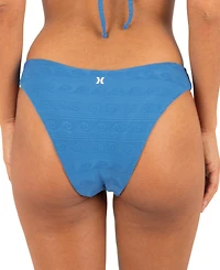 Hurley Women's Low-Hip Moderate Coverage Swim Bottom