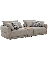 Evandro 3-Piece Sofa with Console Set (Laf Chair, Raf Chair & Console), Macy's Exclusive