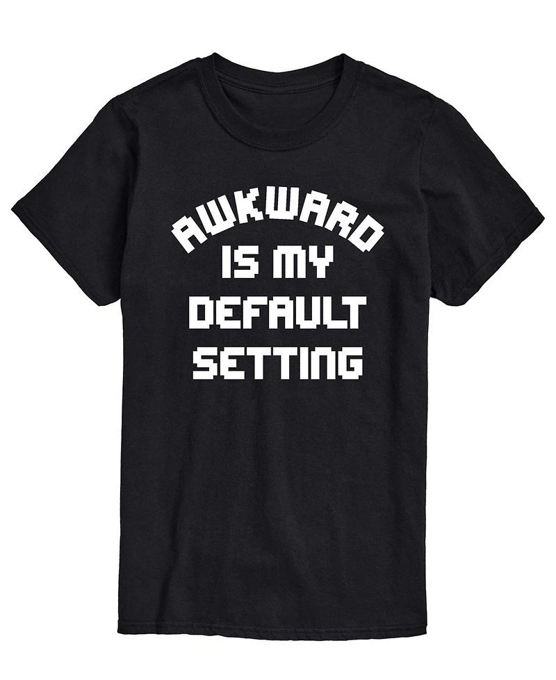 Airwaves Men's Awkward Is My Default Setting Short-Sleeve Graphic T-Shirt