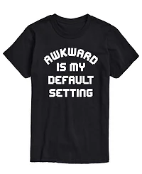 Airwaves Men's Awkward Is My Default Setting Short-Sleeve Graphic T-Shirt