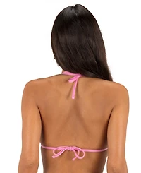 Hurley Women's Reversible Solid Tri Bikini Top