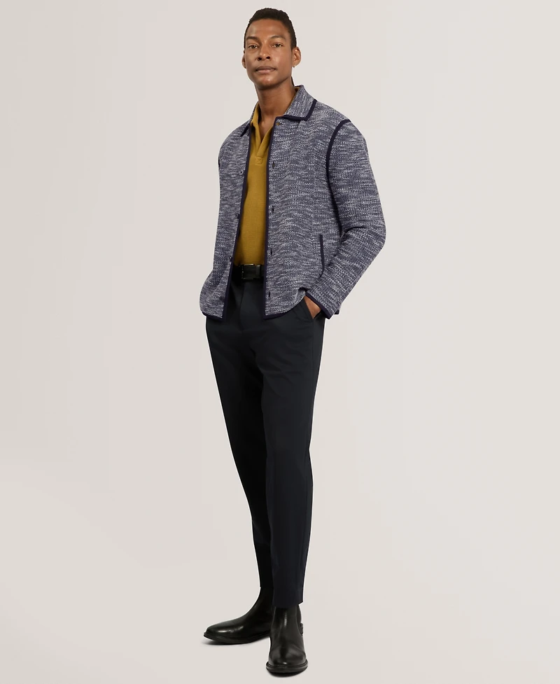 Ted Baker Men's Hannley Boucle Knitted Regular-Fit Jacket