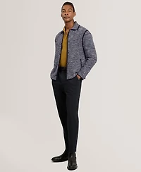 Ted Baker Men's Hannley Boucle Knitted Regular-Fit Jacket