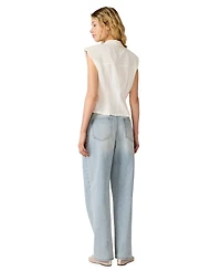 Steve Madden Women's Cassady Collared Neck Top