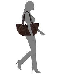 Patricia Nash Mads Drawstring Suede Small Tote Handbag