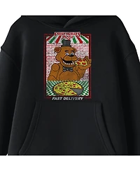 Five Nights At Freddy'S Boys Bioworld Fazbear's Pizza Fast Delivery! Youth Black