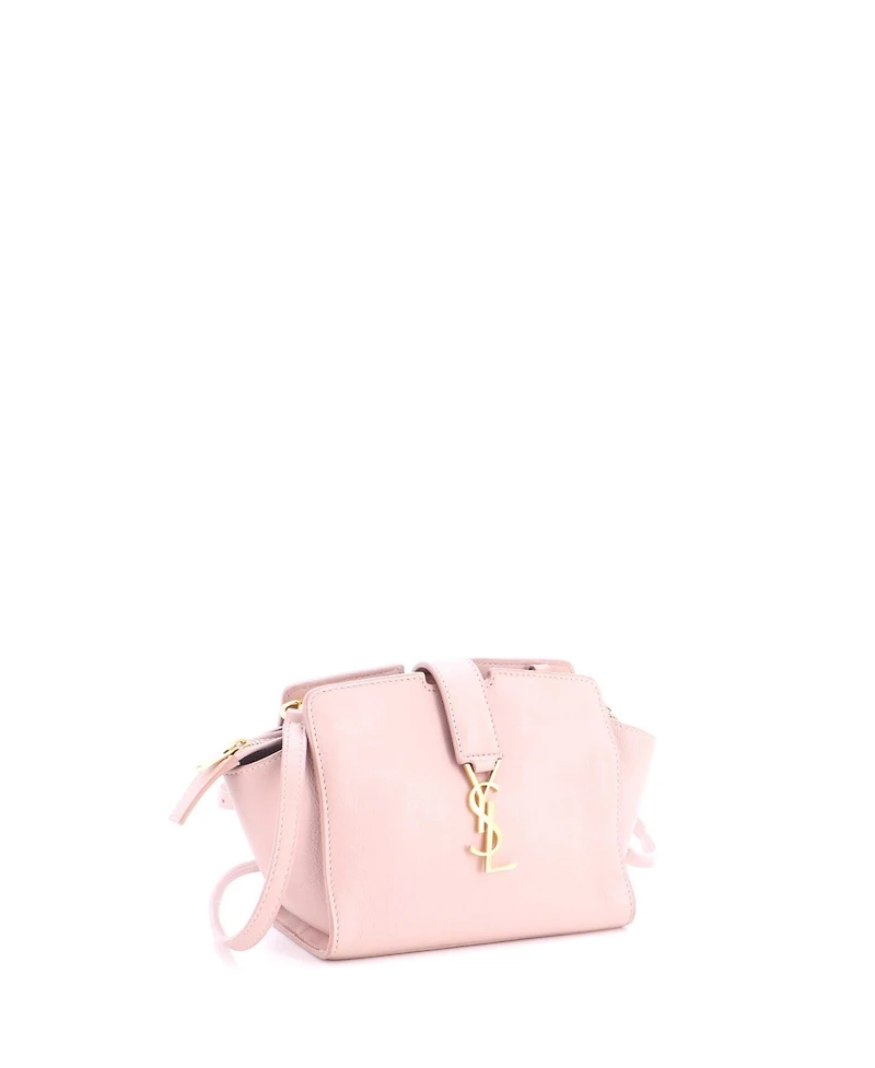 Pre-Owned Saint Laurent Toy Monogram Cabas Downtown Leather
