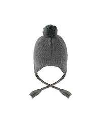 Deux par Deux Toddler Unisex 2-4 Winter Peruvian Knit Hat with Pompom Cool
