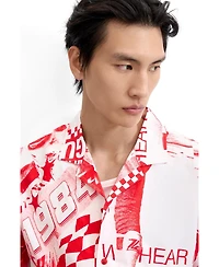 Desigual Men's Racing printed shirt