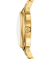 Tory Burch Women's Oval Gold-Tone Stainless Steel Watch 22mm
