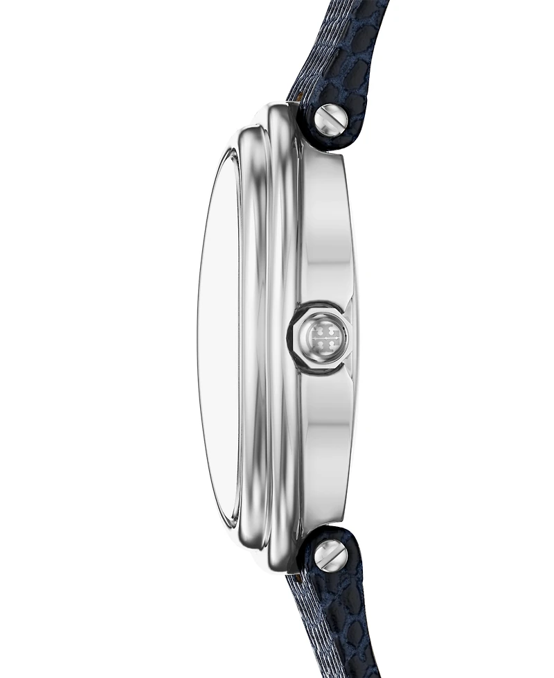 Tory Burch Women's Oval Blue Leather Watch 22mm