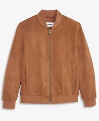 Dkny Men's Faux-Suede Bomber Jacket