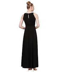 Sl Fashions Pleated Maxi Dress