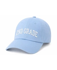 Bits & Bows Little/Big Unisex Back-to-School 2nd Grade Baseball Hat