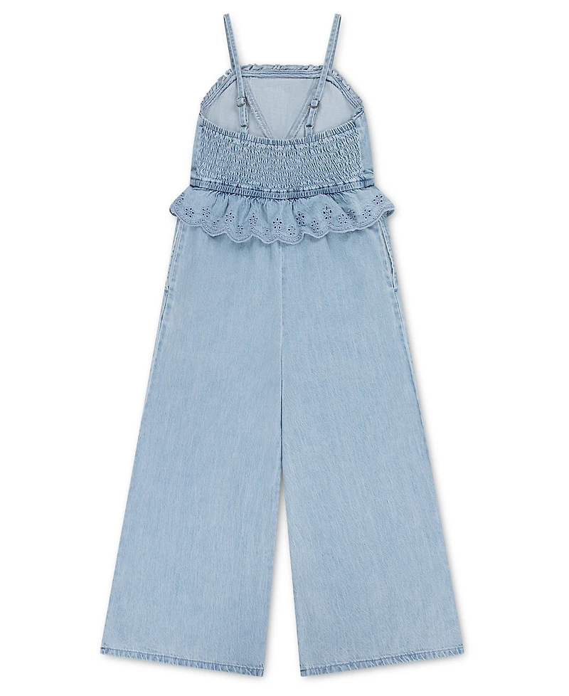 abercrombie kids Girls' 5-16 Sleeveless Denim Jumper
