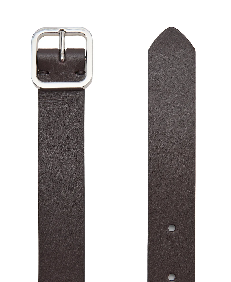 Mango Men's Metal Fastening Leather Belt