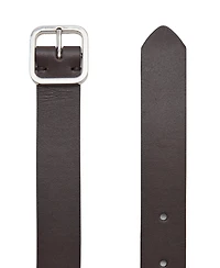 Mango Men's Metal Fastening Leather Belt