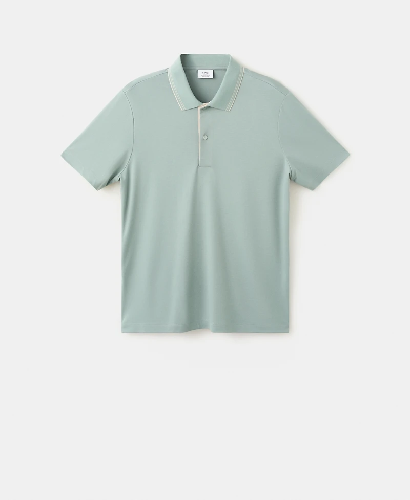 Mango Men's Slim-Fit Solid Polo Shirt