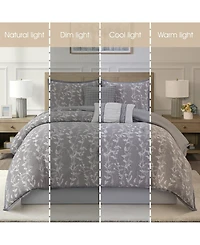 Stratford Park Desia Leaves 6-Pc. Comforter Set