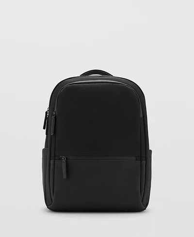 Mango Men's Pockets Multi-Functional Backpack