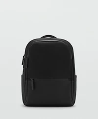 Mango Men's Pockets Multi-Functional Backpack