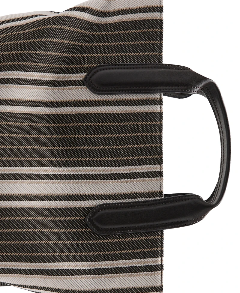 Mango Men's Striped Tote Bag