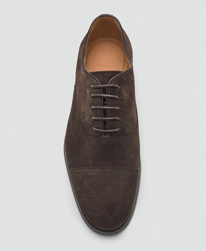 Mango Men's Leather Suit Shoes