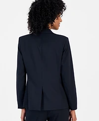 Jones New York Women's Peak Lapel Collared Jacket