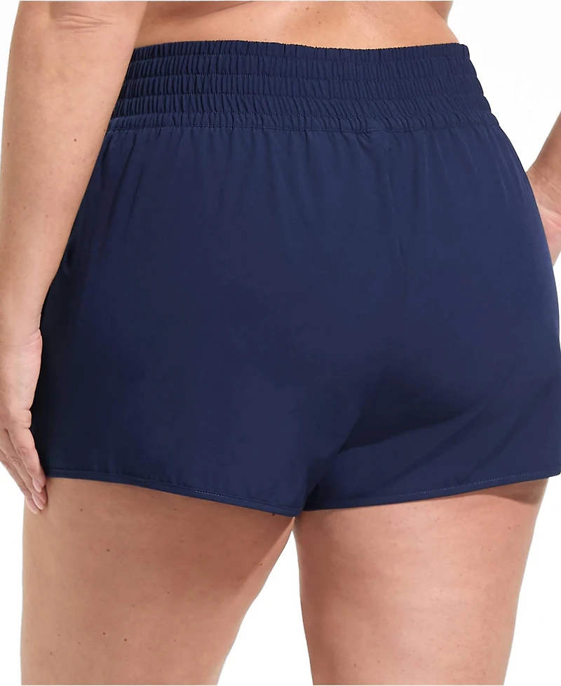 Lands' End Plus Tulip Hem Swim Skort