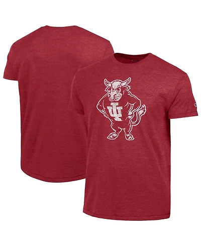 Champion Men's Crimson Indiana Hoosiers Triumph Tri-Blend T-Shirt