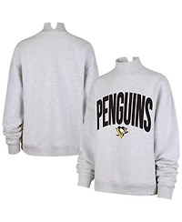 '47 Brand Women's Heather Gray Pittsburgh Penguins Subtle Muse Sweatshirt