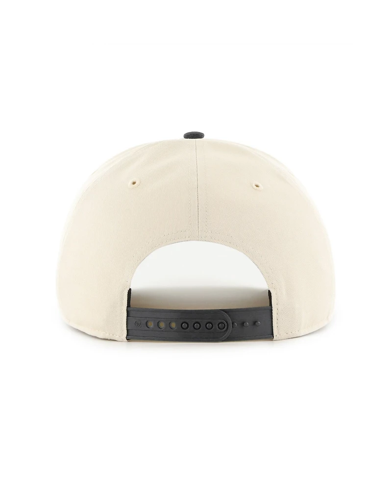 '47 Brand Men's Cream/Black Buffalo Sabres Logo Hitch Adjustable Hat