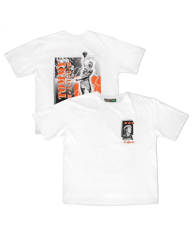Lafavre Men's and Women's Thomas Haugh White Florida Gators Player T-Shirt