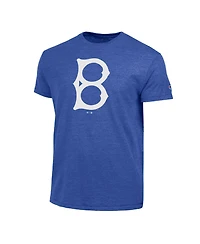Champion Men's Royal Brooklyn Dodgers Cooperstown Logo Tri-Blend T-Shirt