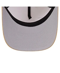 New Era Men's Cream Detroit Lions Herringbone 9FIFTY A-Frame Snapback Hat
