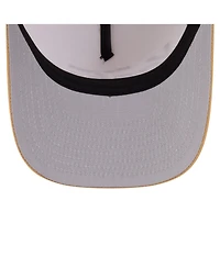 New Era Men's Cream New York Yankees Herringbone 9FIFTY A-Frame Snapback Hat